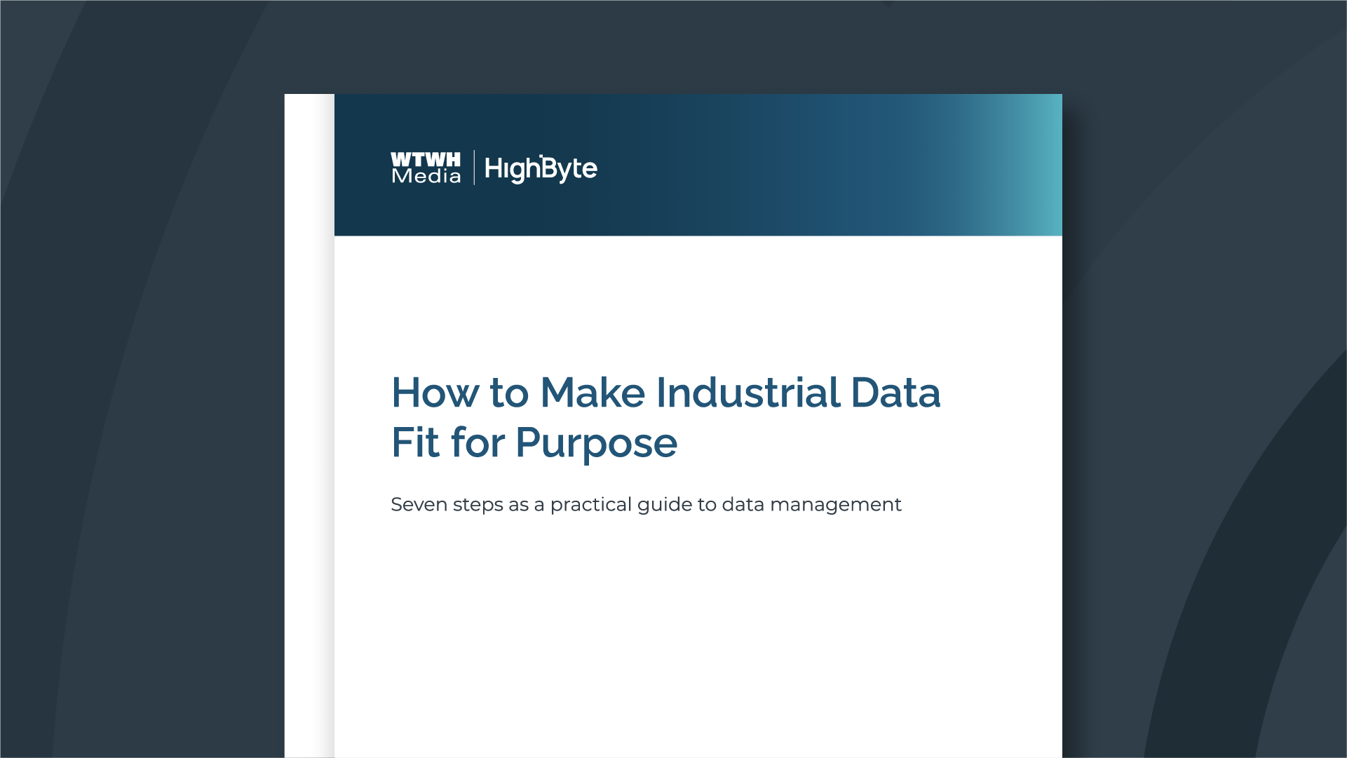 How to Make Industrial Data Fit for Purpose