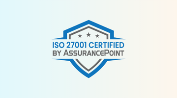 ISO 27001 Certified by Assurance Point