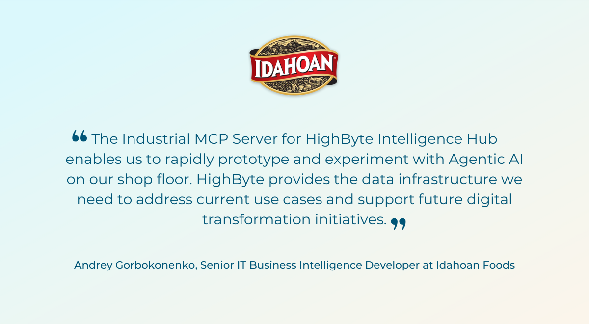 Statement provided by Andrey Gorbokonenko, Senior IT Business Intelligence Developer at Idahoan Foods