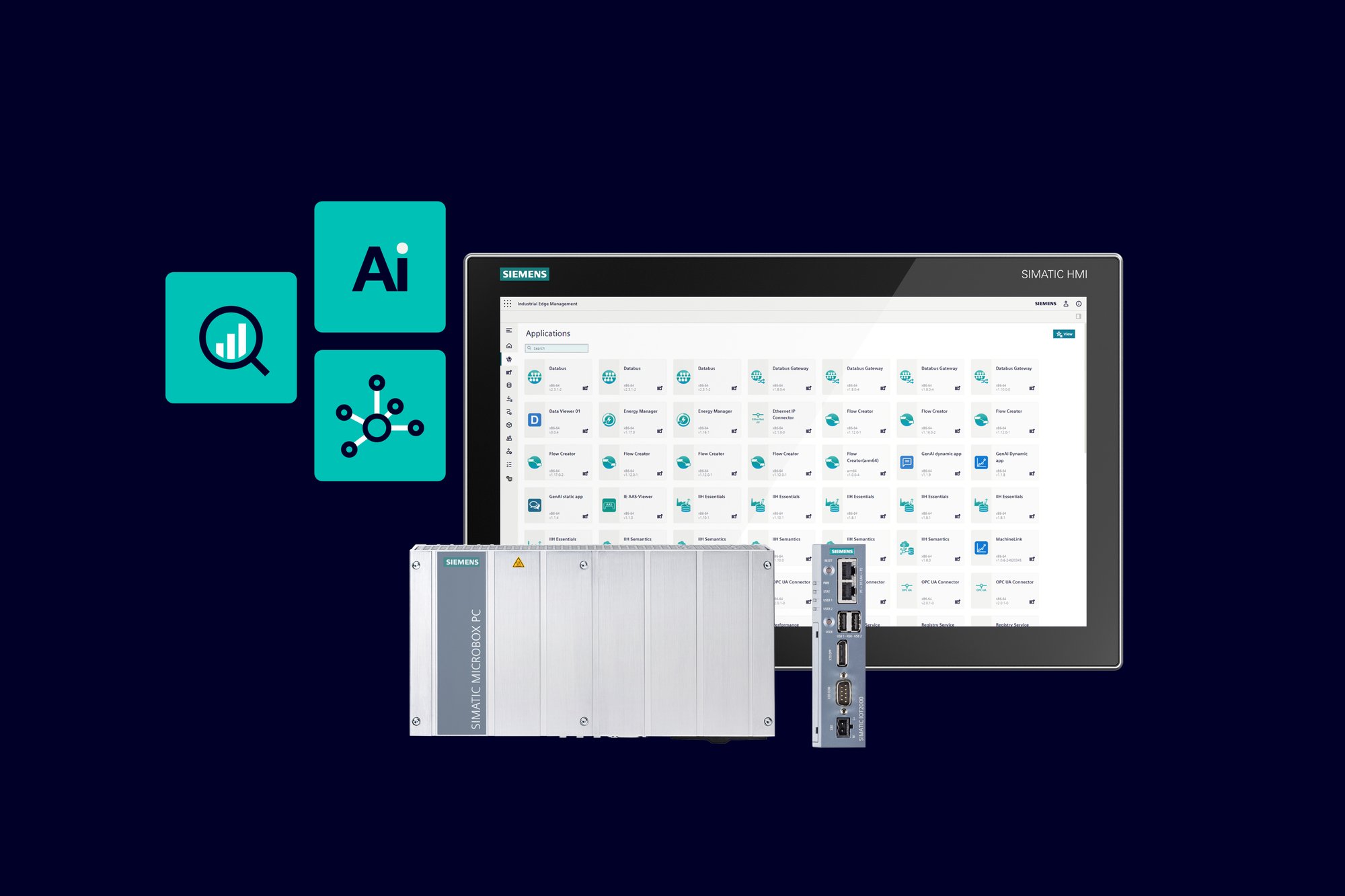 Siemens Industrial Edge Visual Apps and Devices
